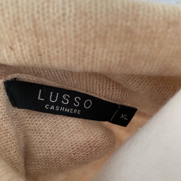 Lusso Cowl Cashmere Sweater Large - Picture 6 of 6
